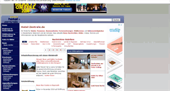 Desktop Screenshot of hotel-zentrale.de